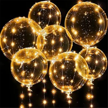 10PCS LED Light up Balloon LED String Lights 16” Colorful Luminous Prom Decorations Balloons Lights for Wedding, Party, Birthday & Room Decor