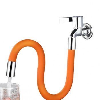 Mintiml Faucet Extender Universal Faucet Extension Pipe 1/2' Connnetor Extension Tube For Outer Joint Wavsh Basin Splash Head