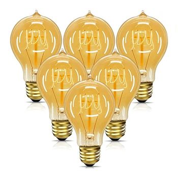 6pcs 4pcs Dimmable Edison Bulb E27 220V 40W A19 Retro Ampoule Vintage Incandescent Bulb edison Lamp Filament Light Bulb Decor