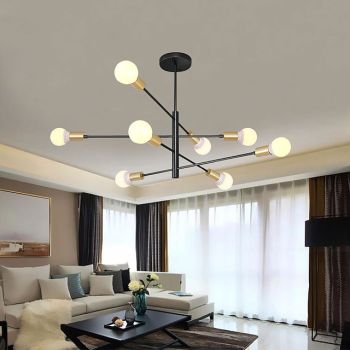 95 cm Sputnik Design Chandelier Metal Sputnik Painted Finishes Contemporary Artistic Nordic Style 110-120V 220-240V