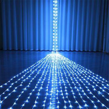 LED String Lights Waterfall Meteor Shower Rain String Light, Christmas/Halloween Led Festoon led Holiday Decorative Lights for Home Garland Curtain Decoration