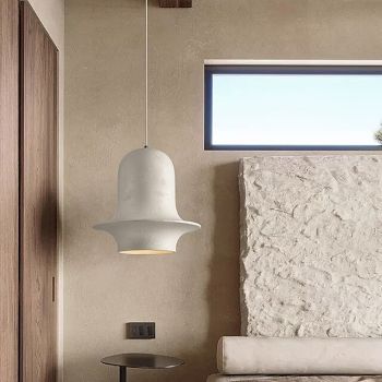 LED  Pendant Light Nordic Natural Stone Small Mid Century Modern Hanging 110-240V
