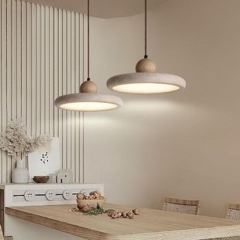 1-Light 30 cm Single Design Pendant Light Stone Painted Finishes Modern Nordic Style 110-240V