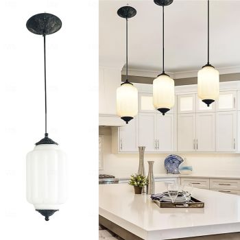 LED Pendant Light Chandelier Glass E14 Pendant Light Romantic Mounted Lighting Fixture for Restaurant Bedroom Chain Adjustable