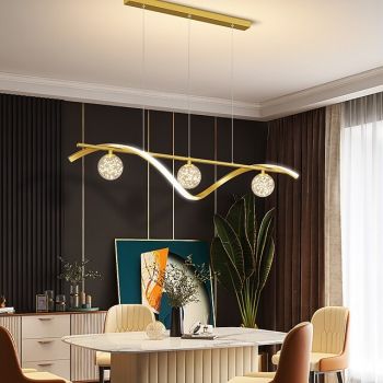 100 cm Nordic Style Pendant Light LED Metal Painted Finishes Modern 220-240V