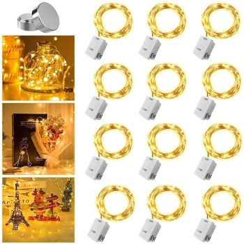 100pcs Mini Waterproof Fairy Lights with Copper Wire Twinkle 3 Speed Modes String Lights Firefly Lights for Christmas Decorations 30pcs 10pcs