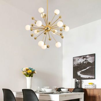 80 cm Sputnik Design Chandelier Metal Sputnik Electroplated Modern Nordic Style 220-240V