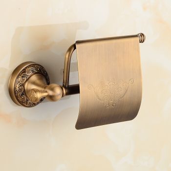 Toilet Paper Holders Antique Brass 1 pc - Hotel bath