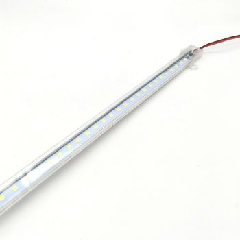 70CM Waterproof IP65 12W 72X 2835 Rigid LED Light Bars Transparent PC tube AC220V