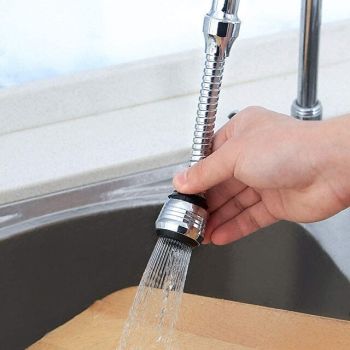 Faucet Bubbler 360 Degree Kitchen Faucet Aerator Water Saving High Pressure Nozzle Tap Adapter Adjustable Water Filter Diffuser Bathroom Accessories