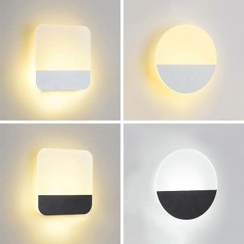 Modern Indoor Wall Light LED Acrylic Bedroom Dining Room Metal Wall Light 5 W