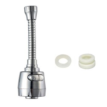 Kitchen Sink Tap Faucet Extension 18cm 2 Mode Sprayer, 360 Degree Rotatable Anti-Splash Extender with Hose Spray Head Swivel Aerator Foam & Rain Mode for 22-24mm Diameter Bathroom Accessories