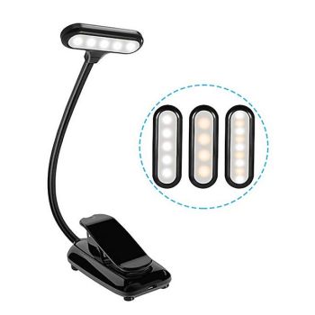 Reading Light Rechargeable / Eye Protection / Adjustable Modern Contemporary USB Powered For Bedroom / Study Room / Office DC 5V White / Black