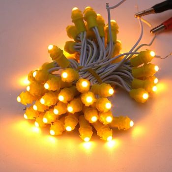 6M 100LED Led Pixel Bullet Nodes String Lights Christmas DC12V 9MM Single Color Signboard Display Lamp