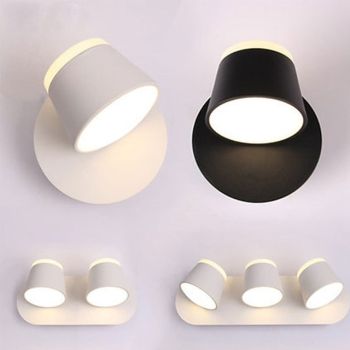 Lightinthebox Double Sided Light-emitting Indoor Wall Light LED Dimmable Rotatable Wall Lamp Nordic Modern Creative Bedroom Bedside Hotel Living Room AC110-240V
