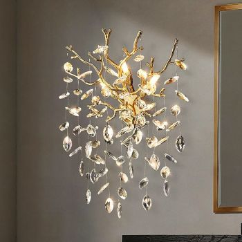 LED Wall Sconce Lamp Crtastal 25/40cm Dimmable Minimalist Wall Mount Lighting Fixture Indoor Lights for Living Room Bedroom 110-240V
