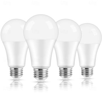 E27 Screw Base LED Light Bulbs AC12V DC12-24V 3W 7W LED Globe Bulbs Non-Dimmable Lamp for Home Bedroom Living Room Office 4Pcs