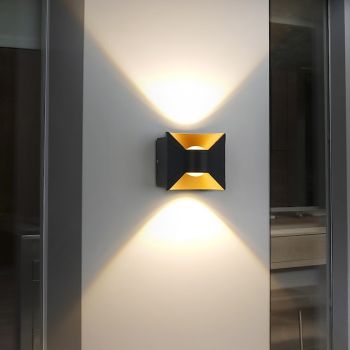 Wall lamp Outdoor Wall Light IP65 Waterproof Up and Down Light Modern Minimalist Aisle Stairs Courtyard gate Super Bright led Outdoor Wall Light Warm White