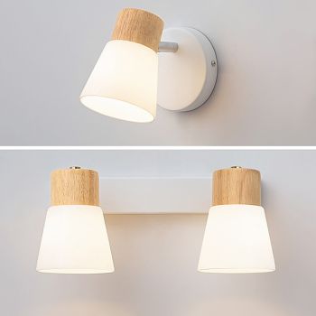 Indoor Modern Nordic Style Wall Lamps Wall Sconces Vanity Lights Indoor Wall Lights Living Room Dining Room Glass Wall Light 110-240 V