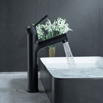Bathroom Sink Mixer Vessel Faucet Pull Out with 2 Mode Spout Sprayer, Single Handle Pull Down Basin Taps Deck Mounted ultimate flexibility