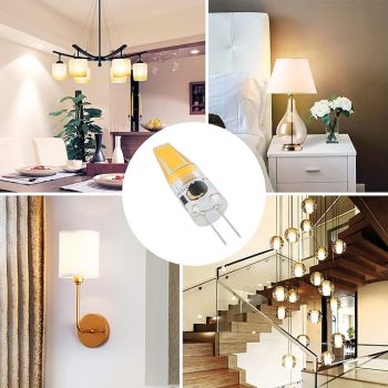 1.5 W G4 LED Bi-pin Lights  COB Led Cosmetic Mirror Christmas Decoration Warm White White 12-24V 10pcs/1PC