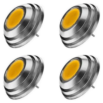 4pcs G4 Super Bright UFO Umbrella Shaped Downlight LED G4 Light Mini Corn Bulb DC12V COB LED High Power Tube 25x18mm
