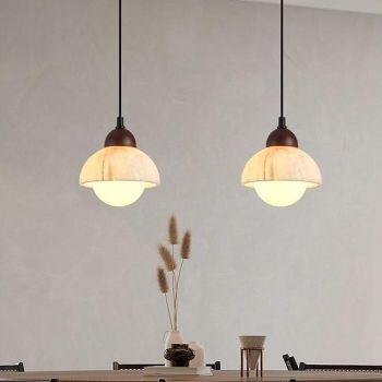 Nordic Modern Alabaster Marble Pendant Lamp, Minimalist Elegance