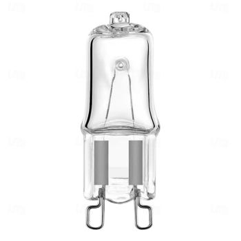 G9 Halogen Light Bulbs 230V 40W T4 Type 2 Pin Base Bulb for Microwave Oven Range Hood Light Bathroom Light Bulb Chandeliers Dimmable Warm White 10pcs