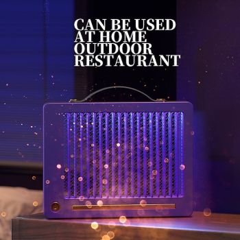 Portable USB Electronic Rechargeable Mosquito Fly Killer Lamp/Bug Zapper for Summer TripOutdoor CampingPatioHome and GardenFly Trap IndoorMoth Trap/Bug Killer/Insect Killer Light