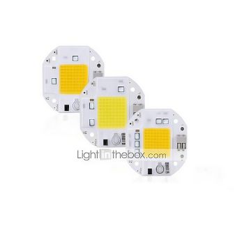 High Power 50W COB LED Chip SMD 110V Welding Free Diode for Lamp Beads DIY Lighting Smart IC No Need Driver