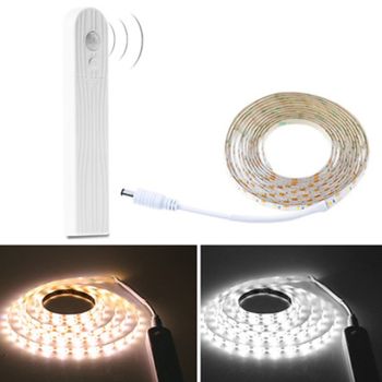 3m Flexible LED Light Strips 180 LEDs 2835 SMD 8mm 1 set Warm White White Creative Cuttable Party 5 V