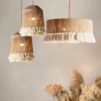 40 cm Circle / Round Design Pendant Lantern Design Pendant Light Hemp Rope Artistic Style Formal Style Vintage Style Vintage Country 110-120V 220-240V