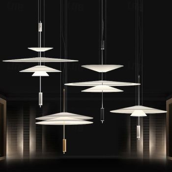 LED Pendant Light Hanging Light Acrylic Metal Glass Light Fixture Modern Cloud Chandelier Bedroom Ceiling Light Fixtures 85-265V