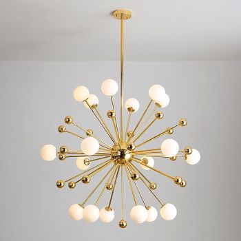 100 cm Pendant Lantern Design Chandelier Metal Sputnik Electroplated Modern Nordic Style 220-240V