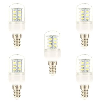 5pcs 3 W LED Corn Lights 450 lm E14 24 LED Beads SMD 5730 Natural White 220-240 V / 5 pcs / CE Certified