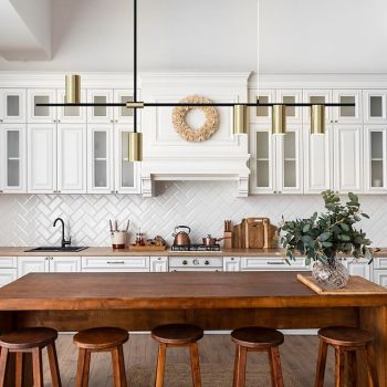 LED Pendant Light 123 cm Single Design Pendant Light Metal Nordic Style 220-240V