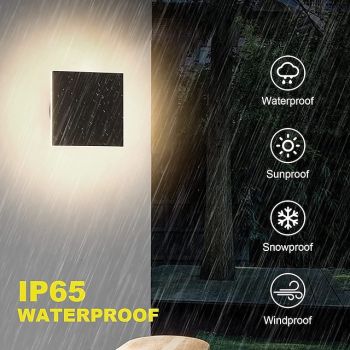 LED Outdoor/Indoor Wall Light IP65 Waterproof 5.9" Acrylic Aluminum 18W 3000-6000K Wall Lighting 1500-1600lm AC85-265V