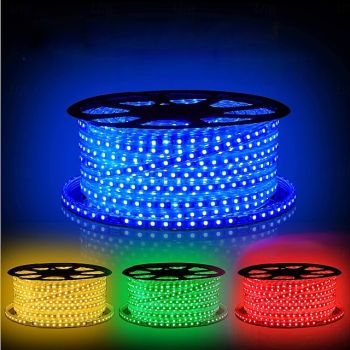 Waterproof LED Strip Lights 30M (98.4ft) 1800 LEDs, 5050 SMD, EU Plug, Warm White, White, Red, Yellow, Blue, Green, Cuttable, Tiktok Lights for House, Dining Room, Living Room, Bar