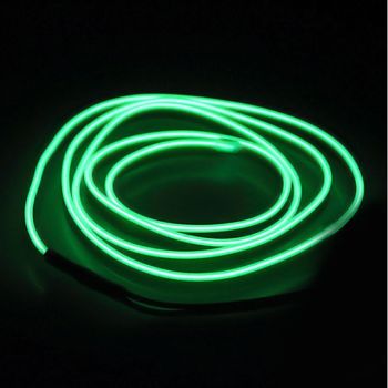 5m String Lights 0 LEDs EL 1pc White Red Blue Waterproof Self-adhesive Neon Electroluminescent Wire