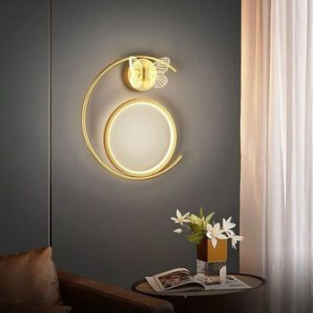 Lightinthebox Led Wall Lamp Modern Simple Living Room Background Wall Lamp Creative Nordic Butterfly Wall Lamp