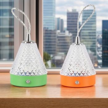 Modern RGB Night Light With 7 Colors Adjustable, Portable Decorative Night Light For Bedroom, Living Room, Camping
