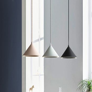 25/32 cm LED Pendant Light Nordic Single Design Black White Green Blue Pink Country Modern Aluminum Painted Finishes 110-120V 220-240V