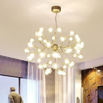 80 cm Sputnik Design Chandelier Metal Mini Painted Finishes Modern Nordic Style Generic