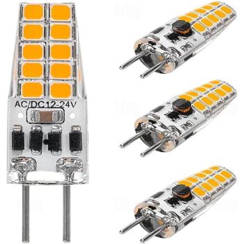 GY6.35 LED Bulb AC/DC 12V-24V 3W for Closet Under Cabinet Ceiling Table  Pendant Chandelier Accent Lights