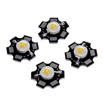 5PCS 1W 80-100LM High Brightness Chip LED Warm White  Cold White Naturally White Blue Light Super Bright High Power with Aluminum Substrate (DC3-3.2V 280-320mA)