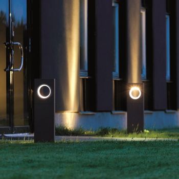 Outdoor LED Post Light Modern Outdoor Wall Lights Warm White Light Color Utility Power Solor Pathway Floor Lawn Landscape Lighting Lights Villa Yard Path Camping Light 60cm 110-240V