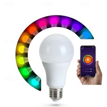 rgb dreamy 16 color smart  lights bluetooth control suitable for living room motorcycle peripheral decoration home decoration bubble lamp