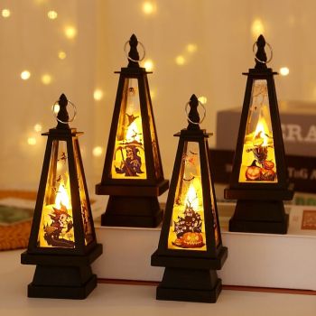 1 Pc 16 * 5.5CM Halloween decoration LED wind light candle light indoor and outdoor party decoration ornament light