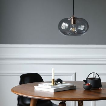 30 cm Single Design Pendant Light Glass Glass Electroplated Nordic Style 110-120V 220-240V