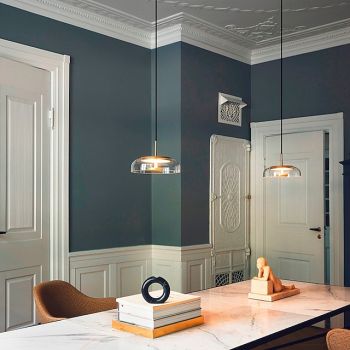 23 cm Single Design Nordic Style Pendant Light Glass Fashion Electroplated Modern Nordic Style 110-120V 220-240V